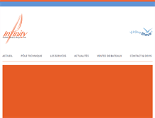 Tablet Screenshot of infinitynautique.com
